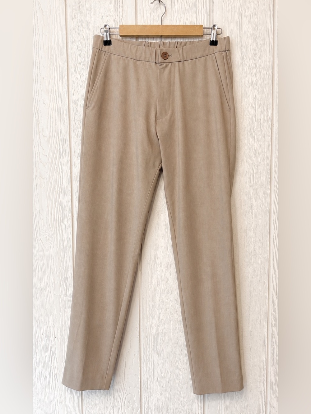 Ministry of Supply Velocity Performance Dress Pants Khaki Tan Size M